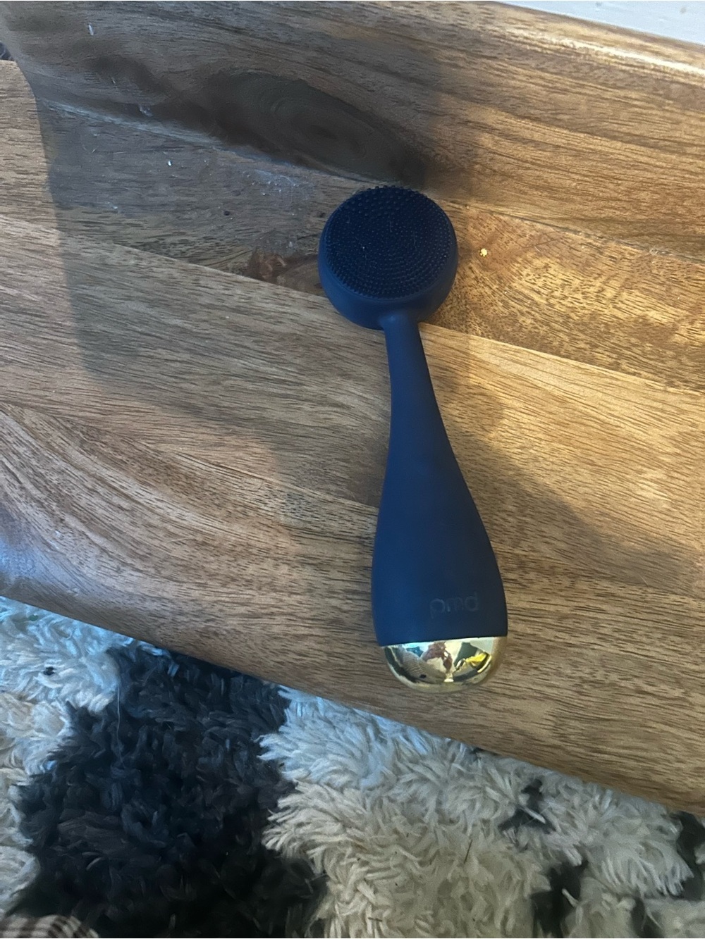 pmd Silicone Facial Cleansing Brush in Navy Blue